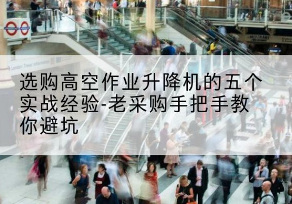 潮阳高空作业升降机厂家-选购高空作业升降机的五个实战经验-老采购手把手教你避坑